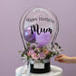 Pansy｜Fresh Flower Box with Balloon WEMICKIT - Melbourne Floral Arrangement
