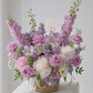 Love Always | Fresh Flower Basket Arrangement