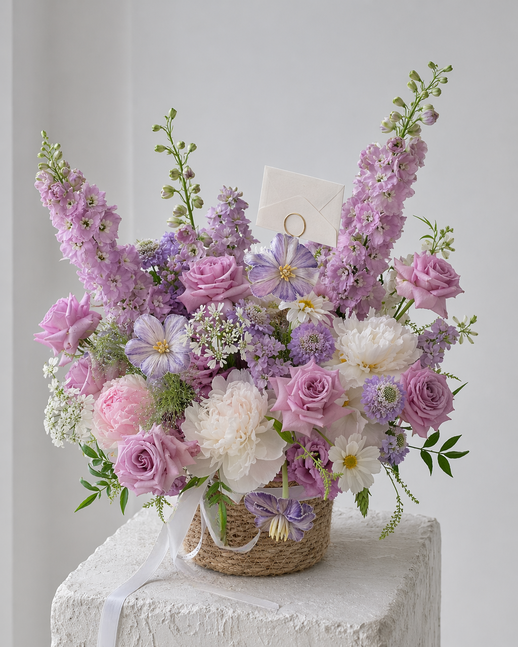 Love Always | Fresh Flower Basket Arrangement
