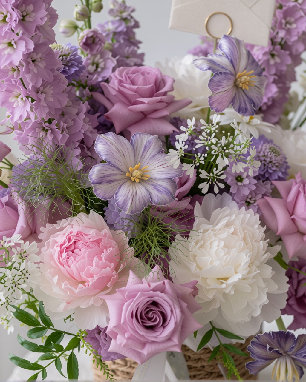 Love Always | Fresh Flower Basket Arrangement