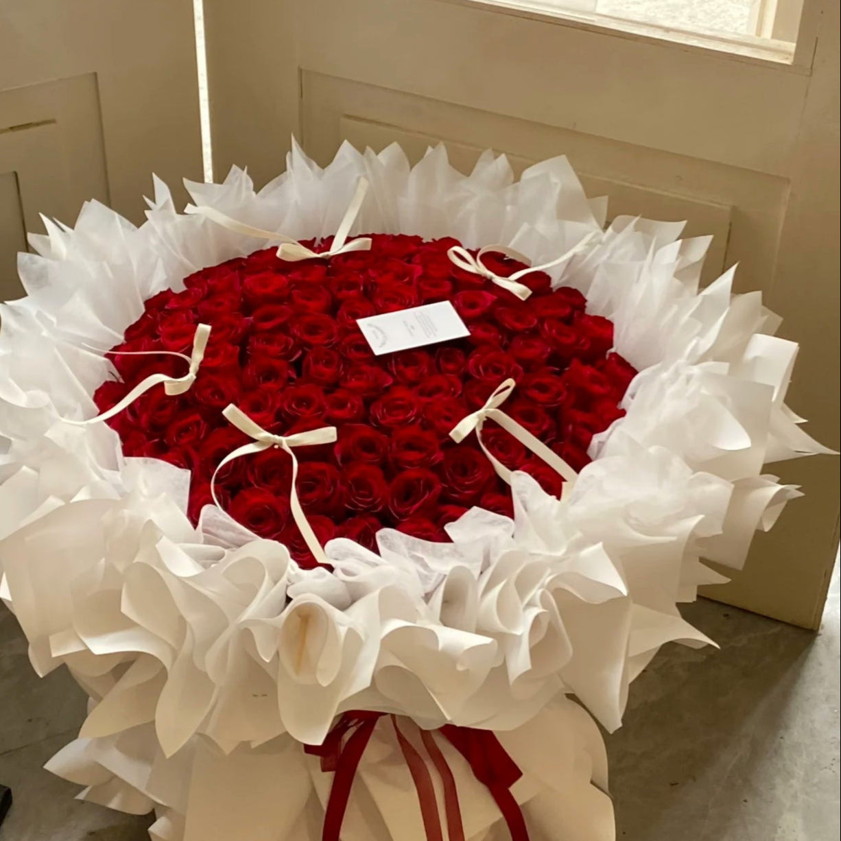 Love Romance丨100 Roses Bouquet