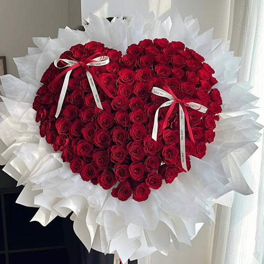 Deep Love 丨100 Roses Bouquet