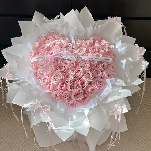 Mira Heart丨60 Roses Bouquet WEMICKIT - Melbourne Floral Arrangement