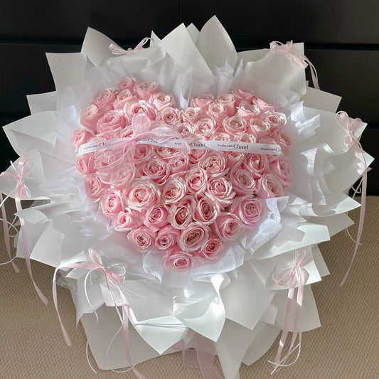 Mira Heart丨60 Roses Bouquet