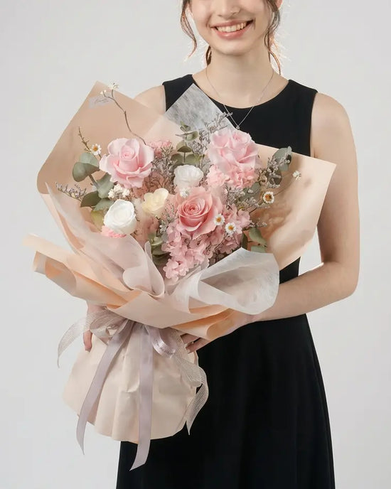 Julia | Preserved Flower Bouquet WEMICKIT - Melbourne Flower Delivery