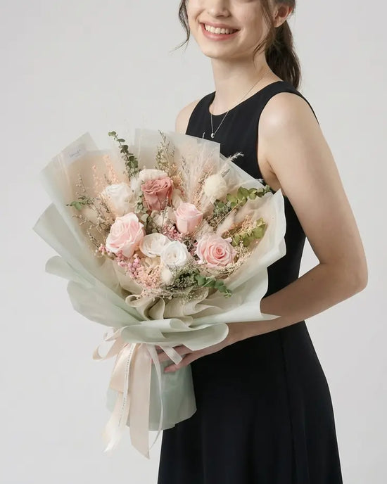 Fondness | Preserved Flower Bouquet WEMICKIT - Melbourne Floral Arrangement