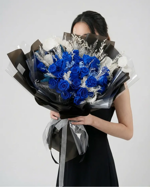 Midnight Nocturne | 30 stems Preserved Flower WEMICKIT - Melbourne Flower Delivery