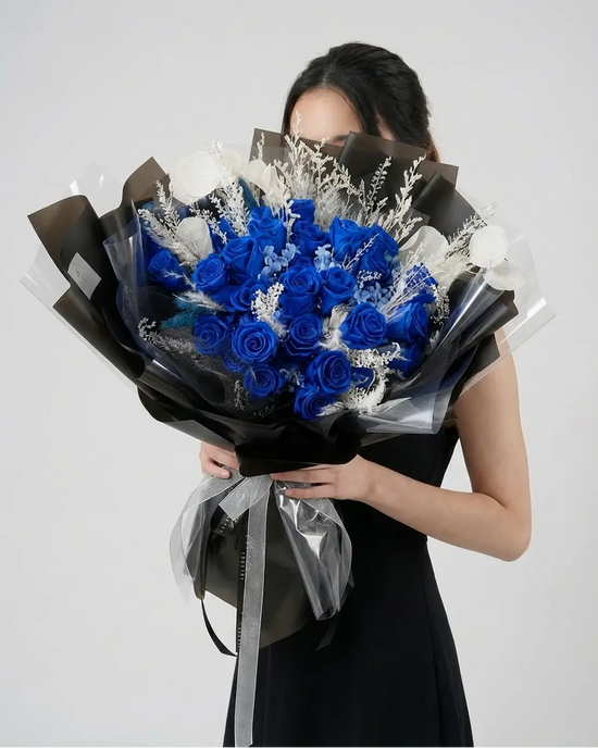 Midnight Nocturne | 30 stems Preserved Flower WEMICKIT - Melbourne Flower Delivery