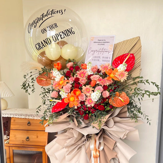Blossom Sparkle丨Bussiness Opening Flowers (With Balloon)