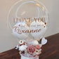 Roxanne | Preserved Flower Box with Balloon WEMICKIT - Melbourne Flower Delivery