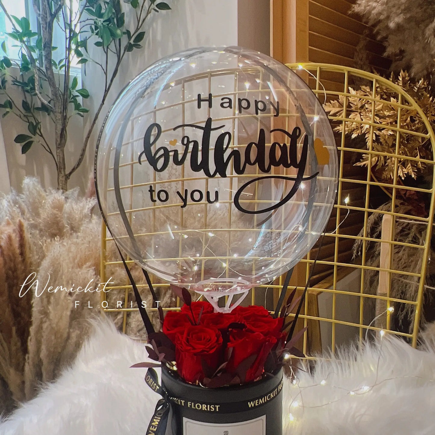 Only You丨Preserved Flower Box With Balloon