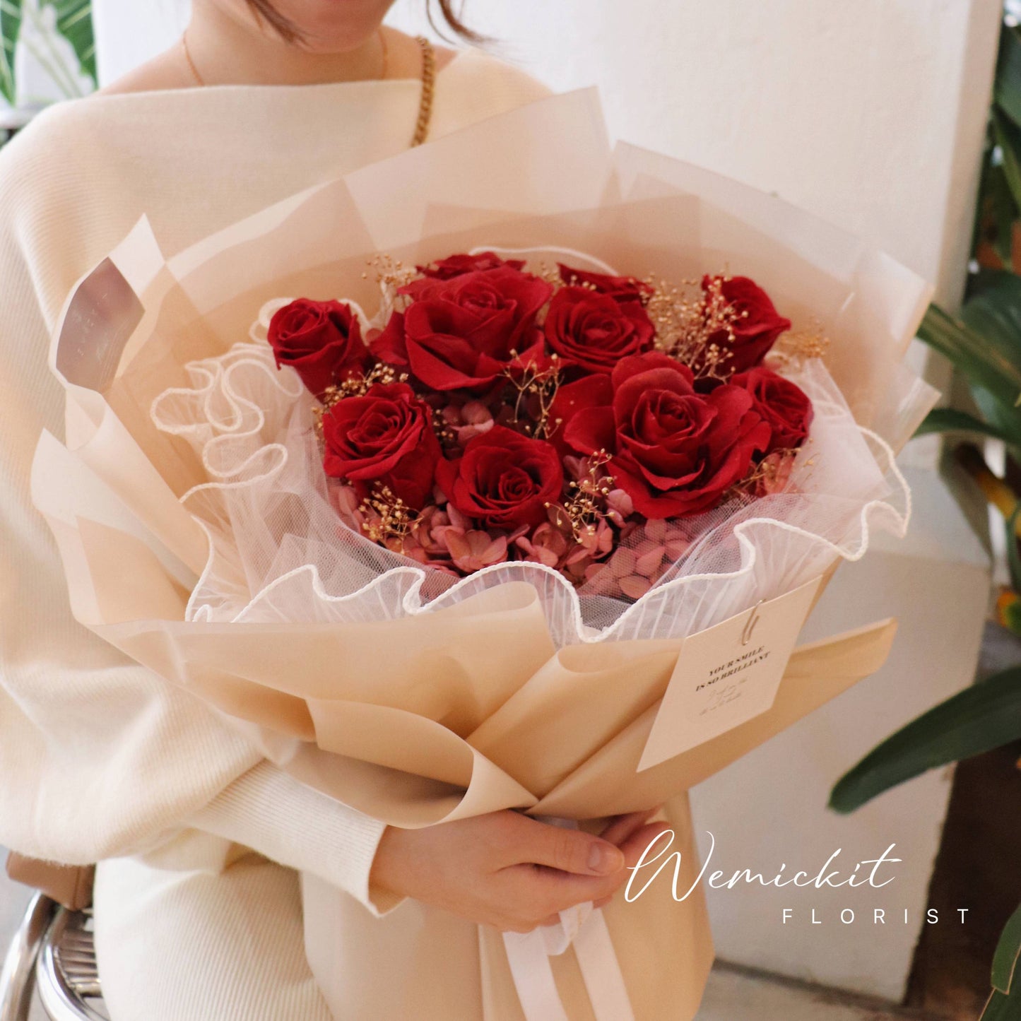 First Love - Red丨Preserved Flower Bouquet