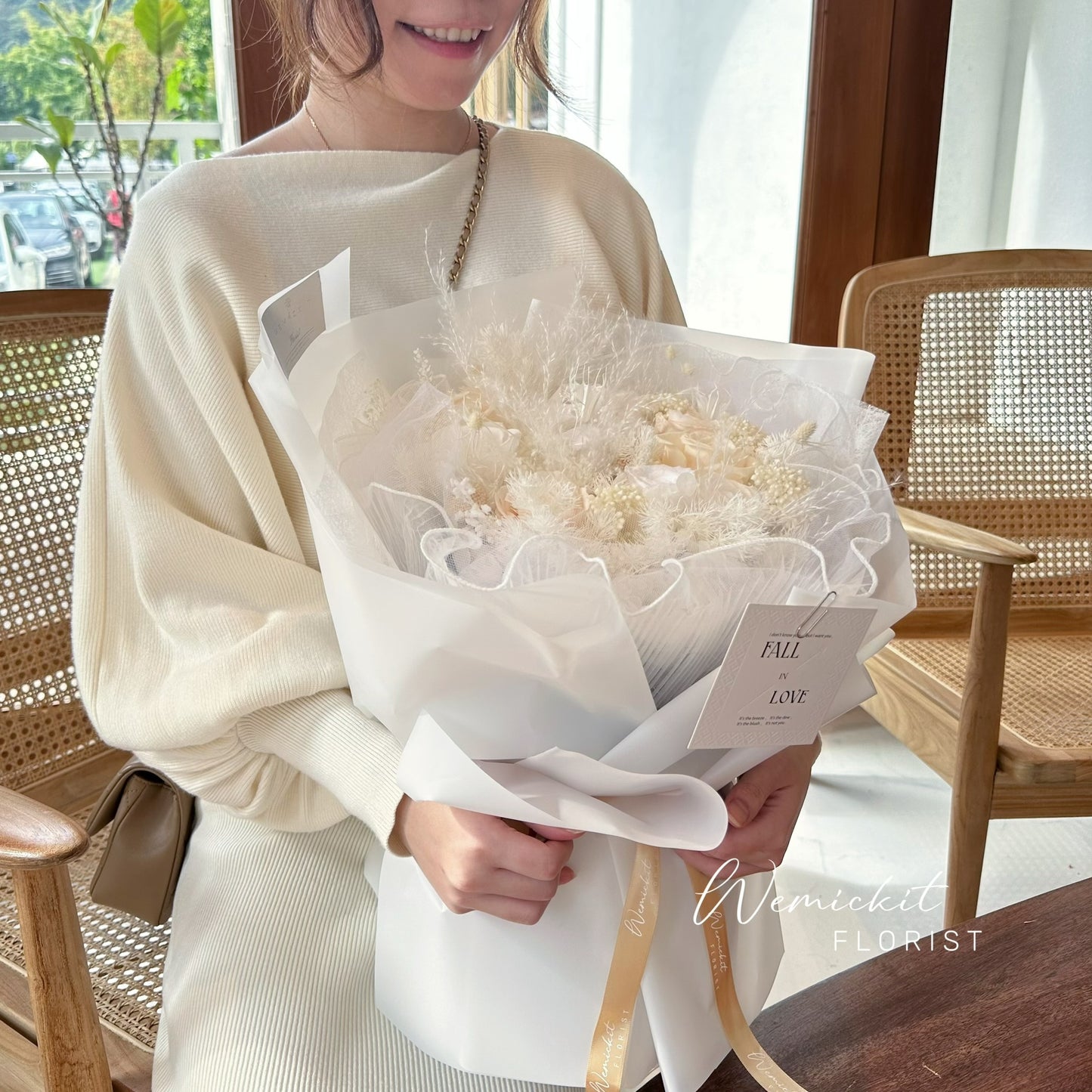 First Love - White丨Preserved Flower Bouquet