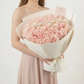 Rosalia - Pink | 50 Roses Luxury Bouquet WEMICKIT - Melbourne Flower Delivery