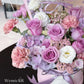 Clementine丨Fresh Flower Box With Balloon WEMICKIT - Melbourne Floral Arrangement