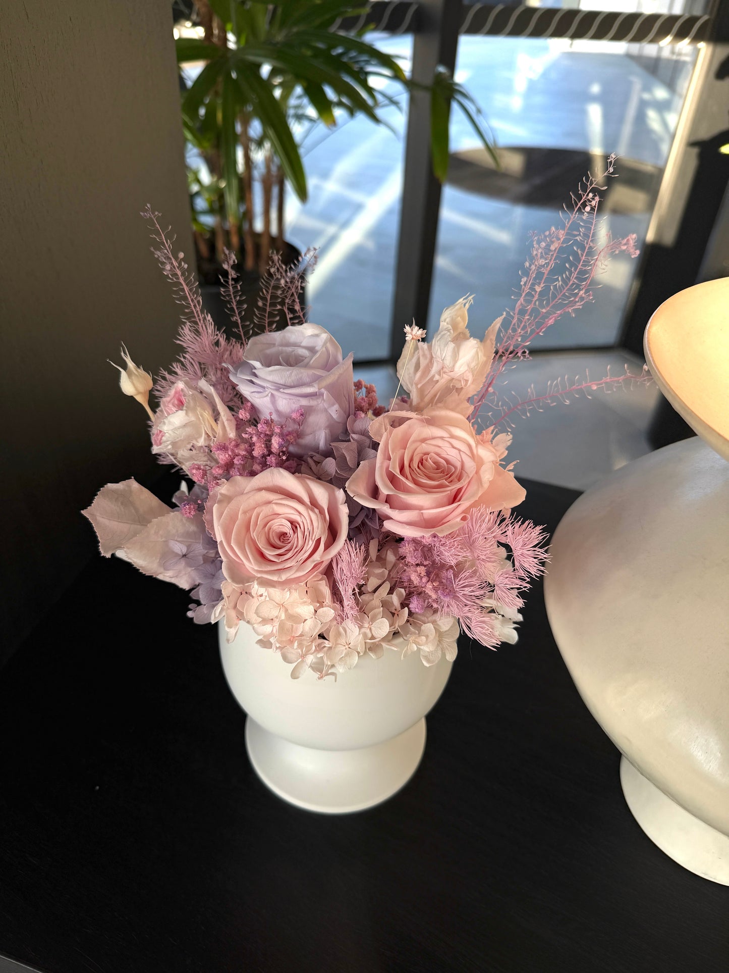 Unicorn - Everlasting Preserved Flower in Vase