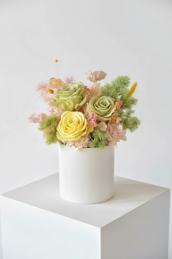 Summer Melody - Everlasting Preserved Flower in Vase
