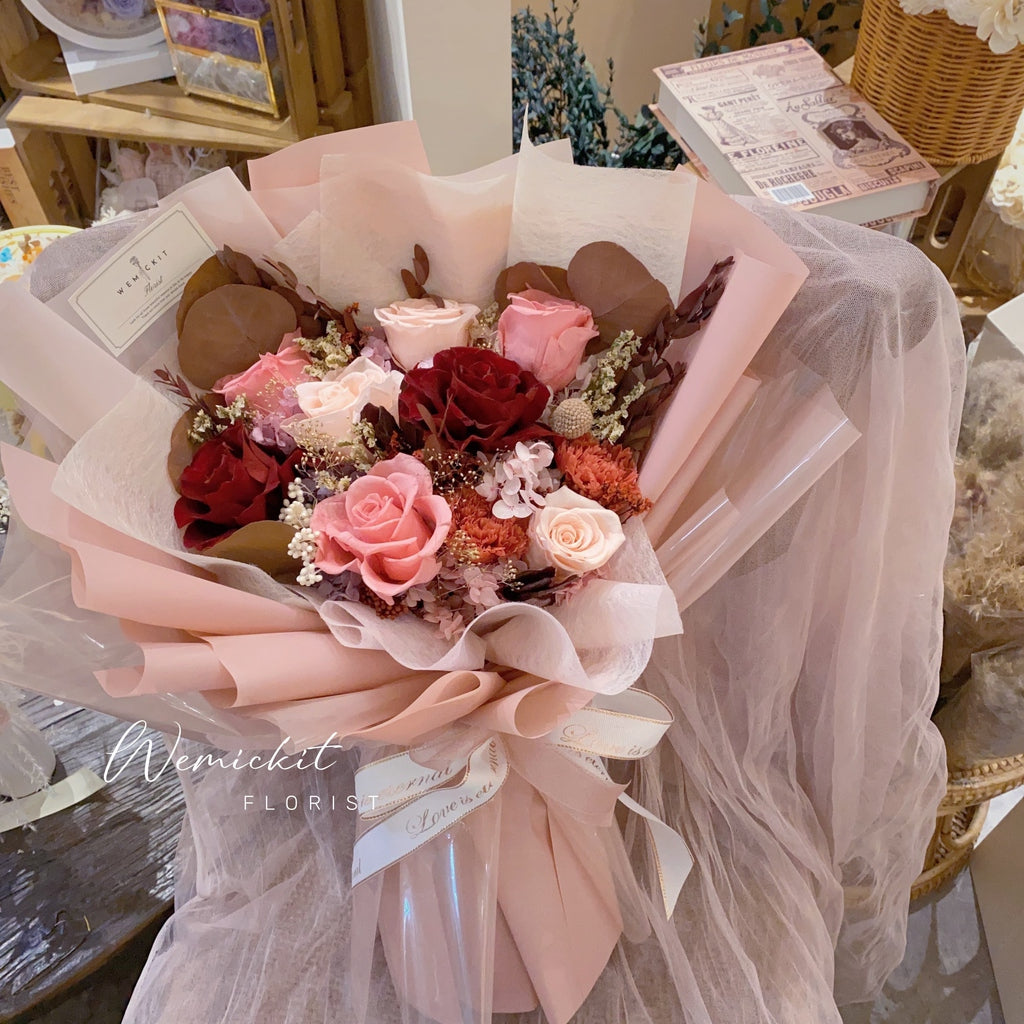 Elegant丨Preserved Flower Bouquet