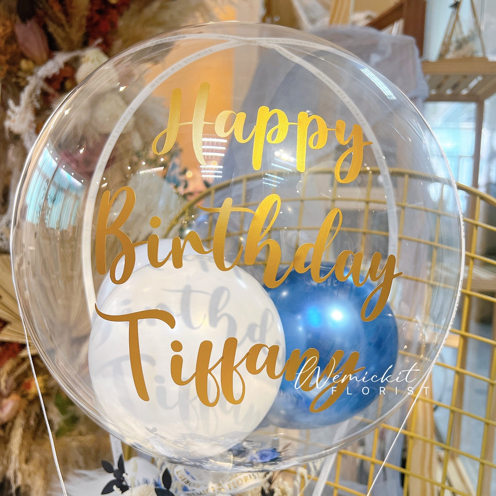 Ocean丨Preserved Flower Box With Balloon