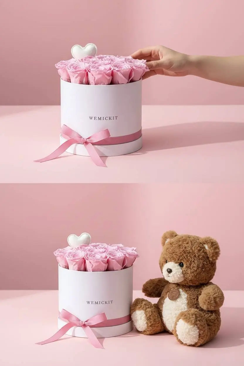 Eternal Love Box - Pink WEMICKIT - Melbourne Flower Delivery