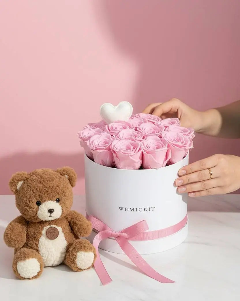 Eternal Love Box - Pink WEMICKIT - Melbourne Flower Delivery