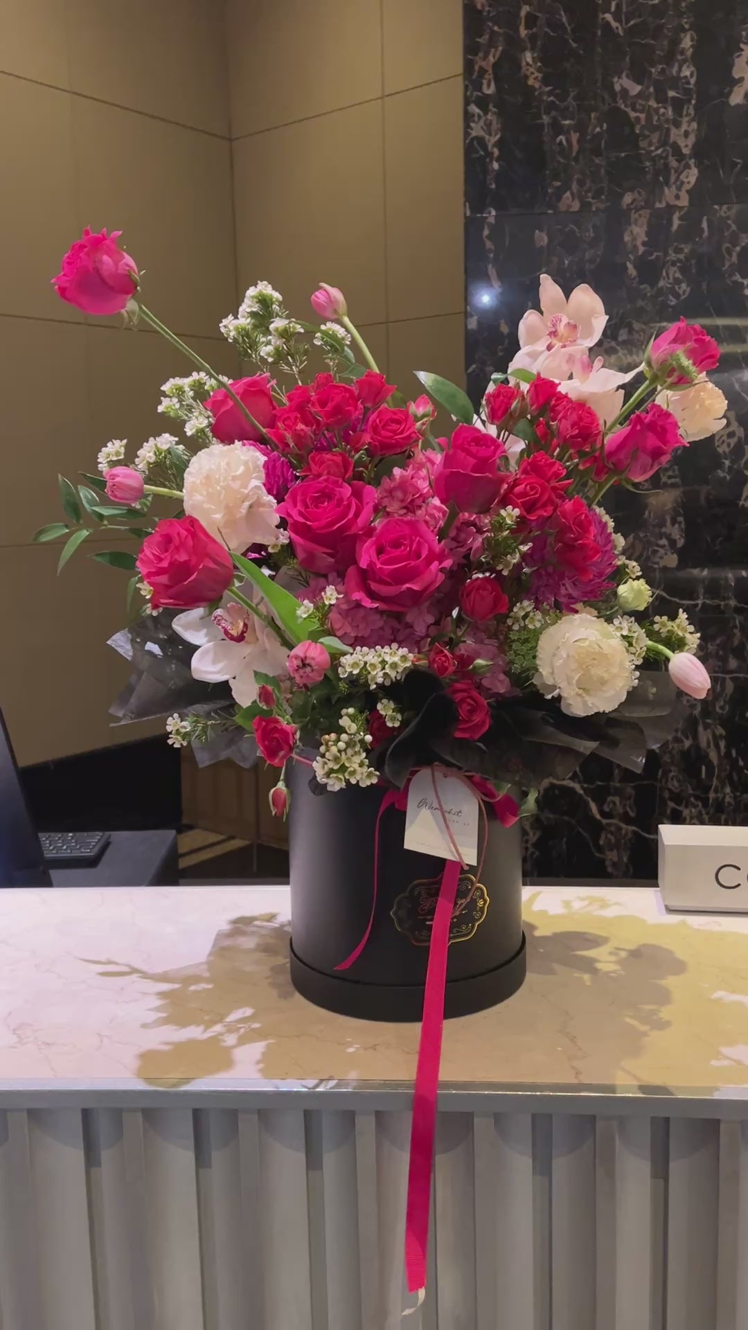 Magenta Love | Fresh Flower Box
